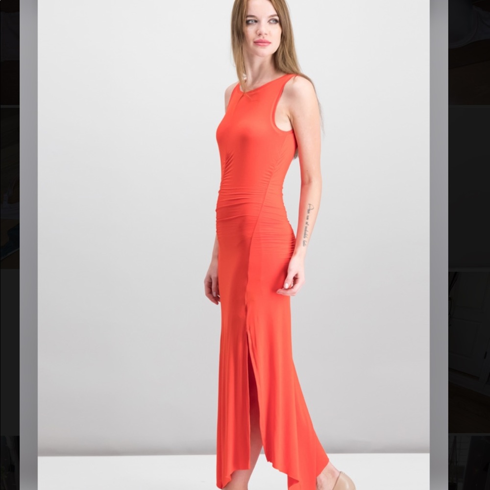 Women's Samba Ruched Handkerchief Hem Dress